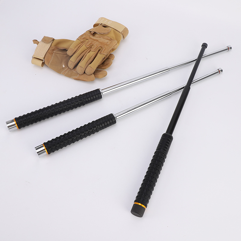 廠家直供機(jī)械甩棍防身棍便攜執(zhí)勤防身甩棍車載三節(jié)棍破窗甩棍